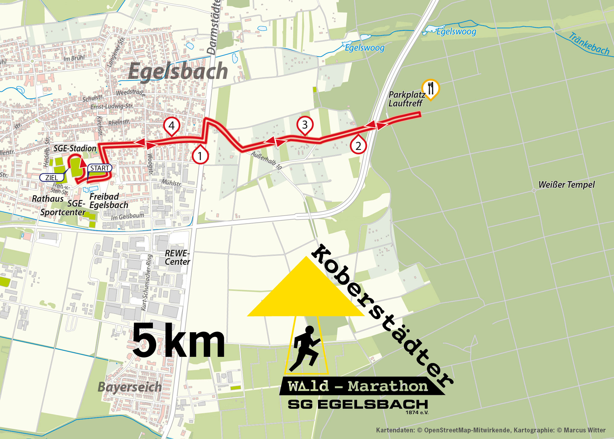 Strecke 5 km